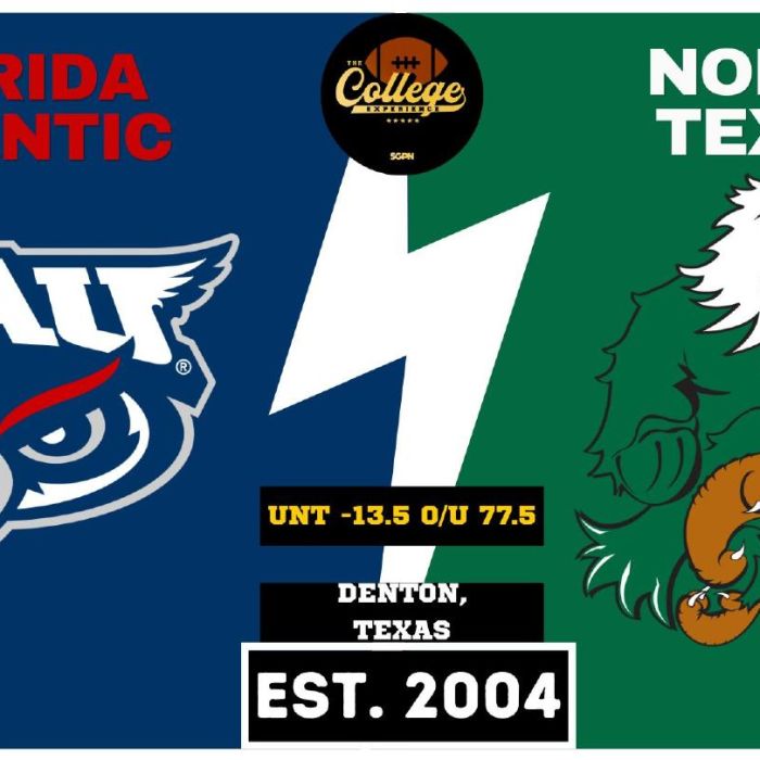 Florida Atlantic vs North Texas Prediction & Picks: College Football Week 9