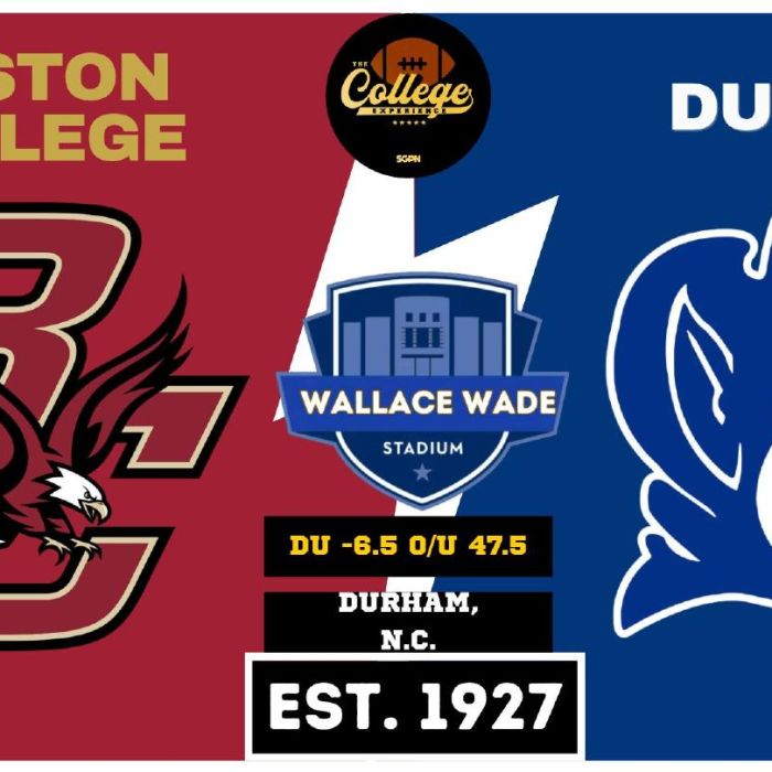 Boston College vs Duke Prediction & Picks: College Football Week 9