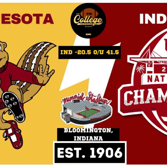 Minnesota vs Indiana Prediction & Picks: College Football Week 9