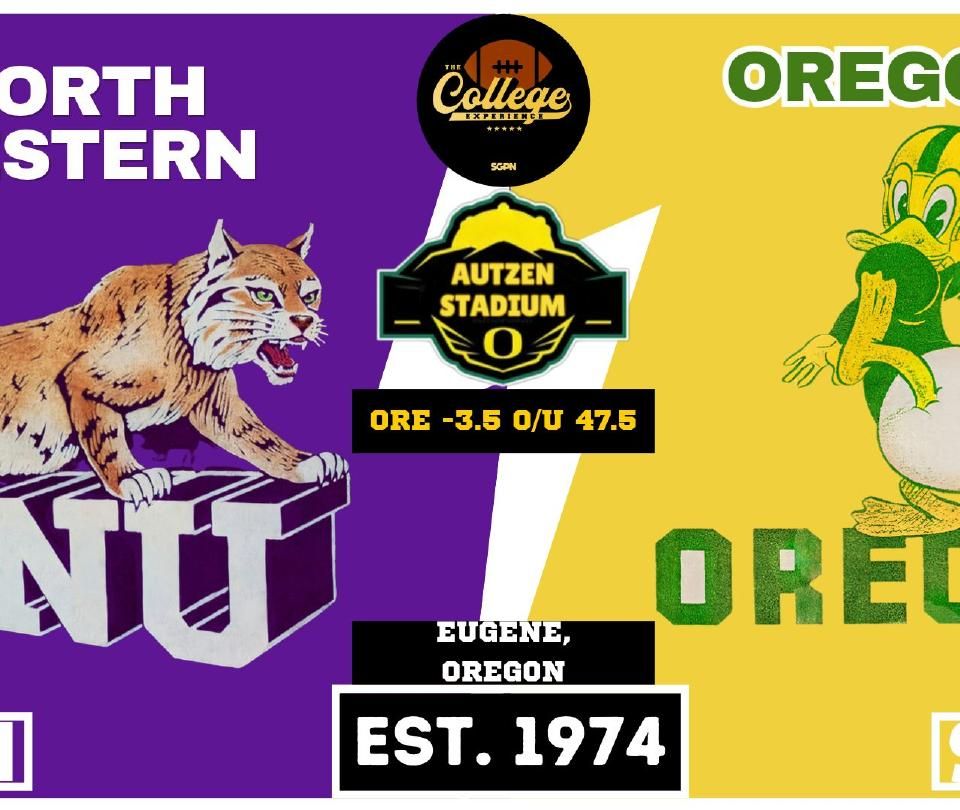 Northwestern vs Oregon Prediction & Picks: College Football Week 9