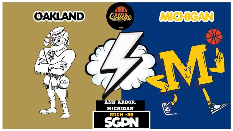 Oakland vs Michigan Prediction & Picks: College Basketball 11/1-2