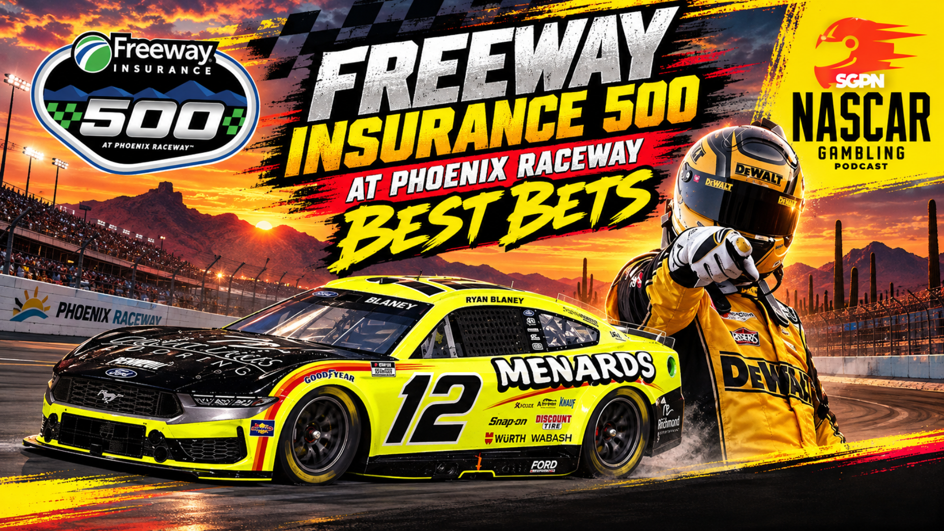 Freeway Insurance 500 Betting Picks 2026 I NASCAR Gambling Podcast (Ep. 884) Freeway Insurance 500 Betting Picks 2026 I NASCAR Gambling Podcast (Ep. 884)