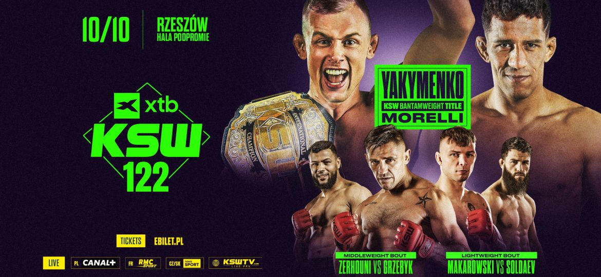 KSW 122 is our regional show of record this week. Come check out regional mma to make some picks, predictions & bet