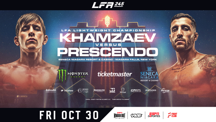 LFA 245 is our regional show of record this week. Come check out regional mma to make some picks, predictions & bet