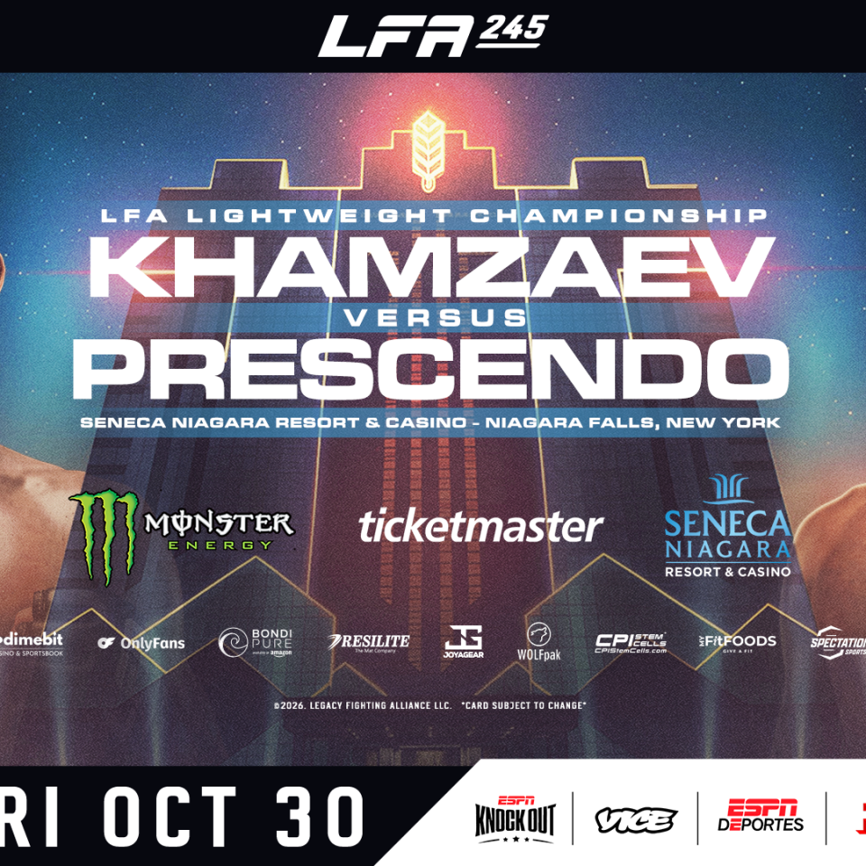 LFA 245 is our regional show of record this week. Come check out regional mma to make some picks, predictions & bet