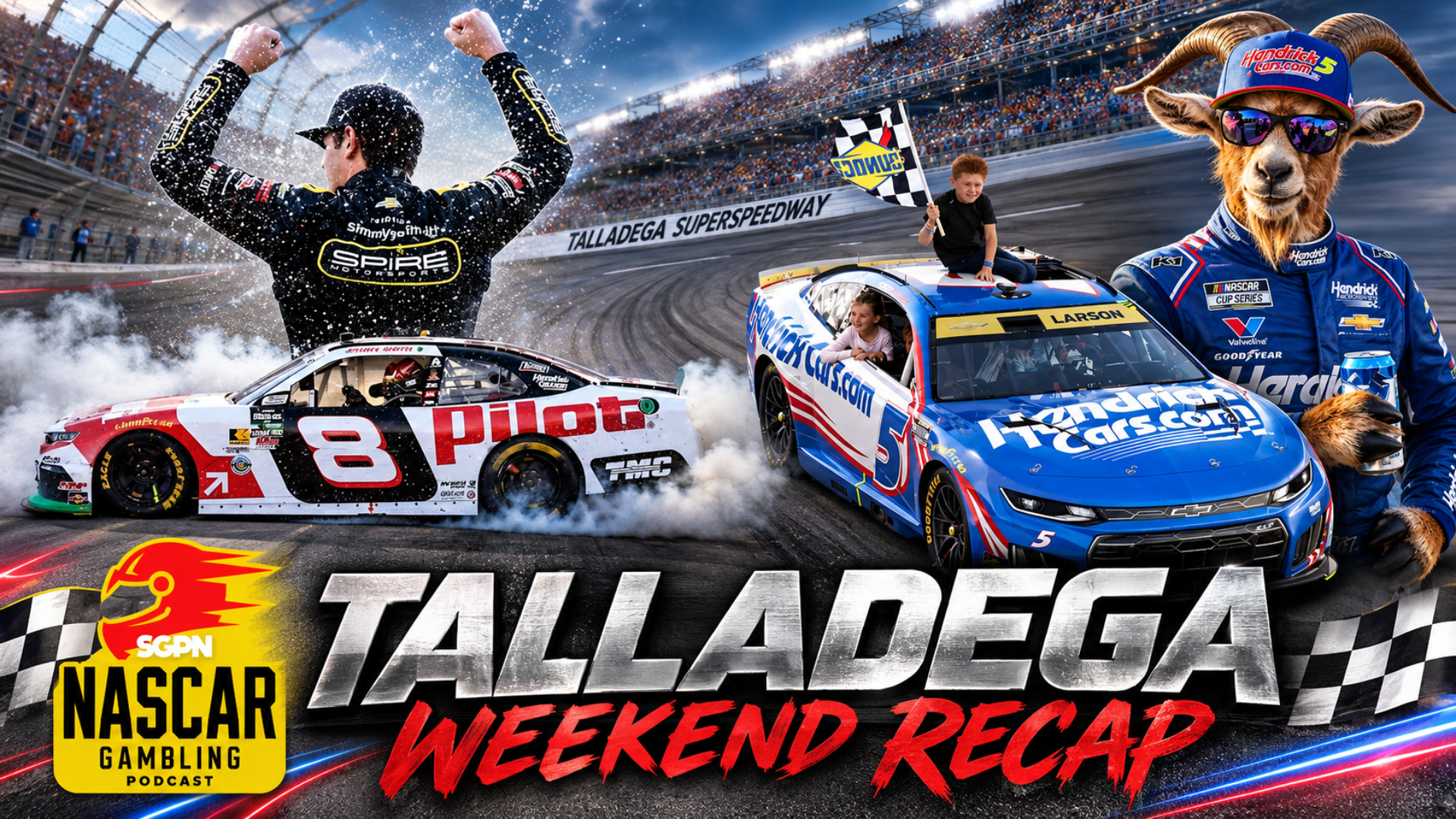 Talladega Fall 2026 Betting Recap I NASCAR Gambling Podcast (Ep. 891) Talladega Fall 2026 Betting Recap I NASCAR Gambling Podcast (Ep. 891)