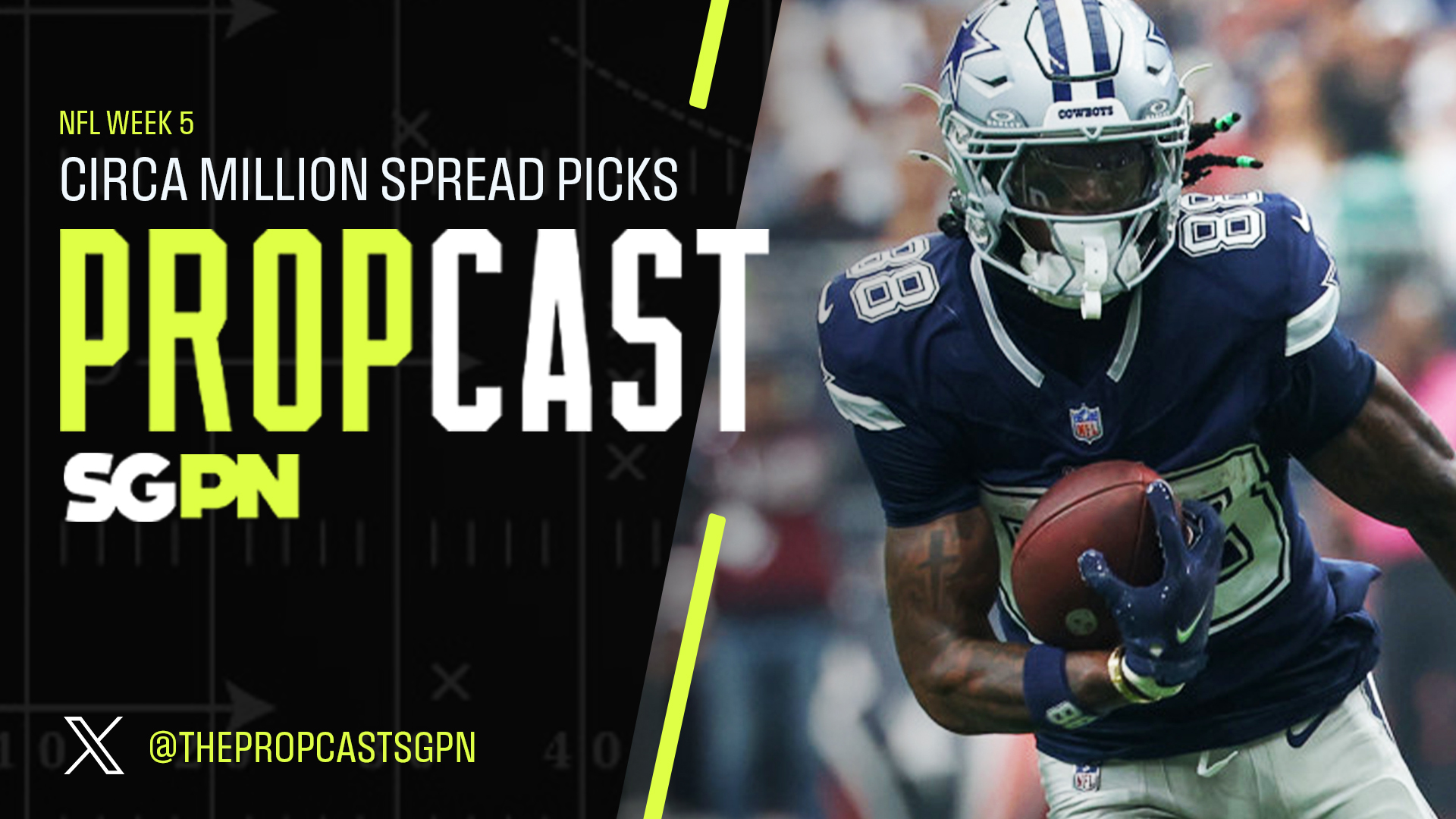 NFL Week 5 Circa Million Spread Picks 10/8/26 – NFL Bets, Player Props and Predictions | The Propcast (Ep. 559)