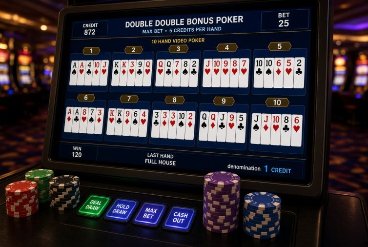 Multi-Hand Video Poker: Does Playing More Hands Improve or Hurt Your Results?
