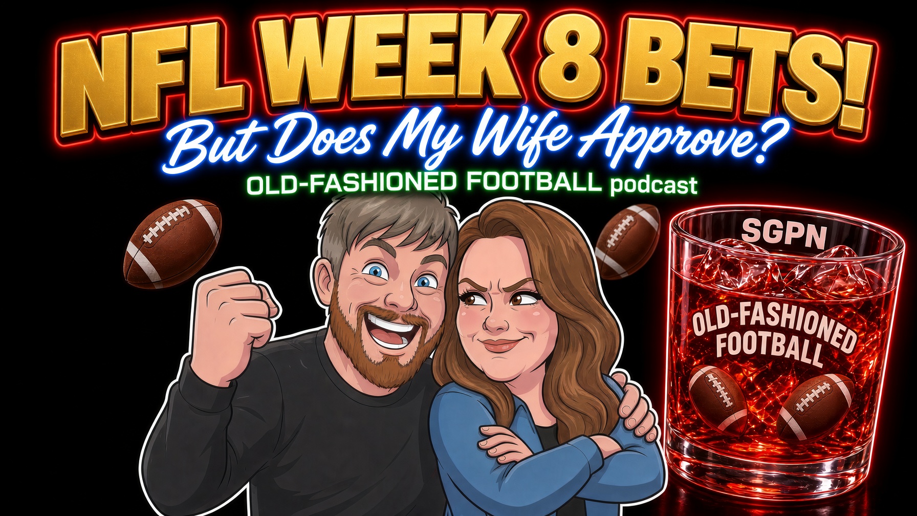 Top NFL Week 8 Prop Bets - Wife Approved! | Old-Fashioned Football (Ep. 263)